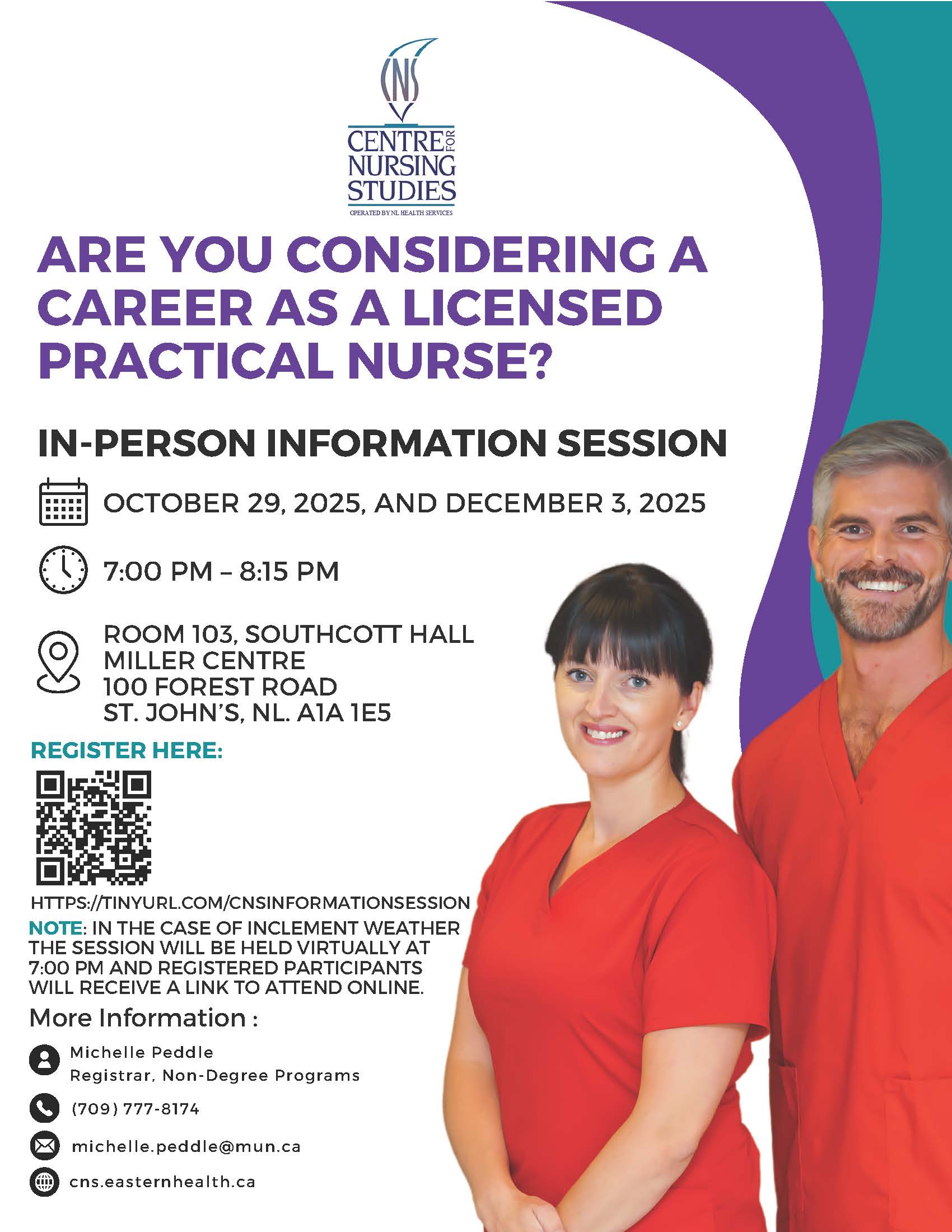 PN Recruitment Session Oct 29 and Dec 3, 2025